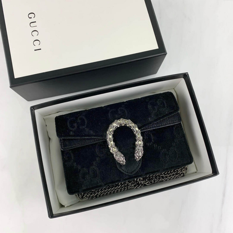 Wholesale Luxury Gucci Dionysus Gg Velvet Super Mini Bag 476432 - Image 9