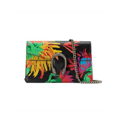 Wholesale Luxury Gucci Dionysus Ken Scott Print Super Mini Bag 476432 Black