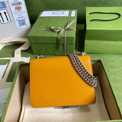 Alternative view of Wholesale Luxury Gucci Dionysus Mini Bag 421970 Orange White Leather