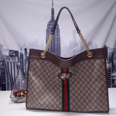 Alternative view of Wholesale Luxury Gucci Exclusive Rajah Gg Tote 537219 Coffee