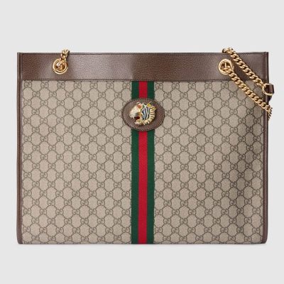 Wholesale Luxury Gucci Exclusive Rajah Gg Tote 537219 Coffee