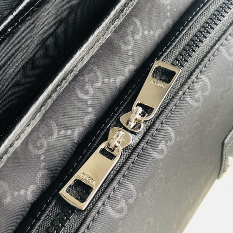 Wholesale Luxury Gucci Gg Guccissima Black Nylon Small Messenger Bag 510335 - Image 12