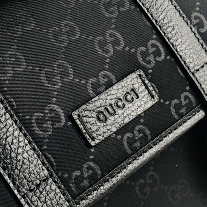 Wholesale Luxury Gucci Gg Guccissima Black Nylon Small Messenger Bag 510335 - Image 10