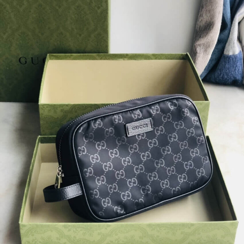 Wholesale Luxury Gucci Gg Guccissima Nylon Toiletry Bag 510338 - Image 4