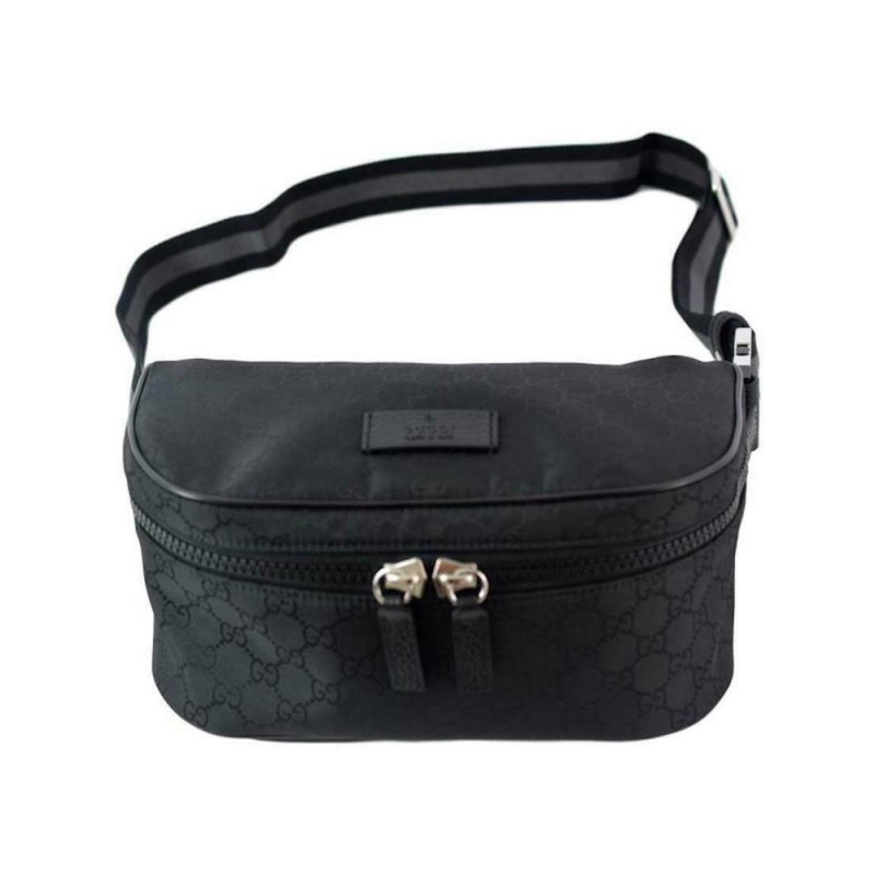 Wholesale Luxury Gucci Gg Guccissima Nylon Waist Crossbody Bag 449182