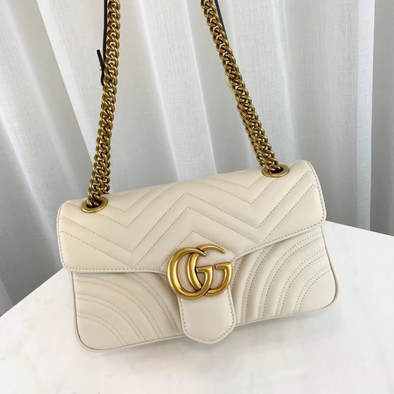 Wholesale Luxury Gucci Gg Marmont Matelasse Chevron Leather Small Shoulder Bag 443497 - Image 6