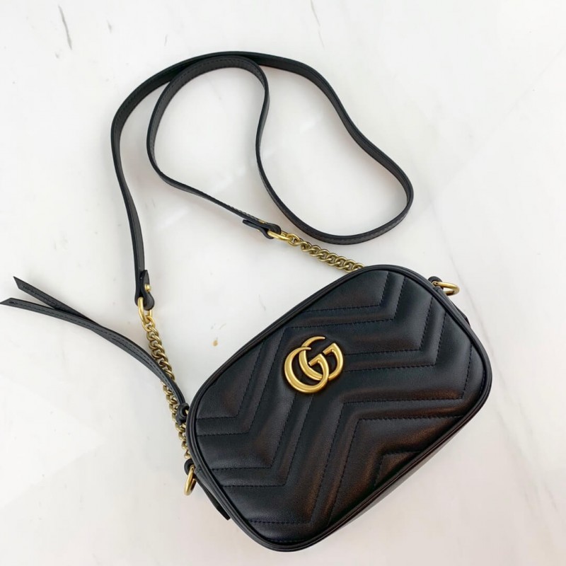 Wholesale Luxury Gucci Gg Marmont Matelasse Mini Bag 448065 - Image 5