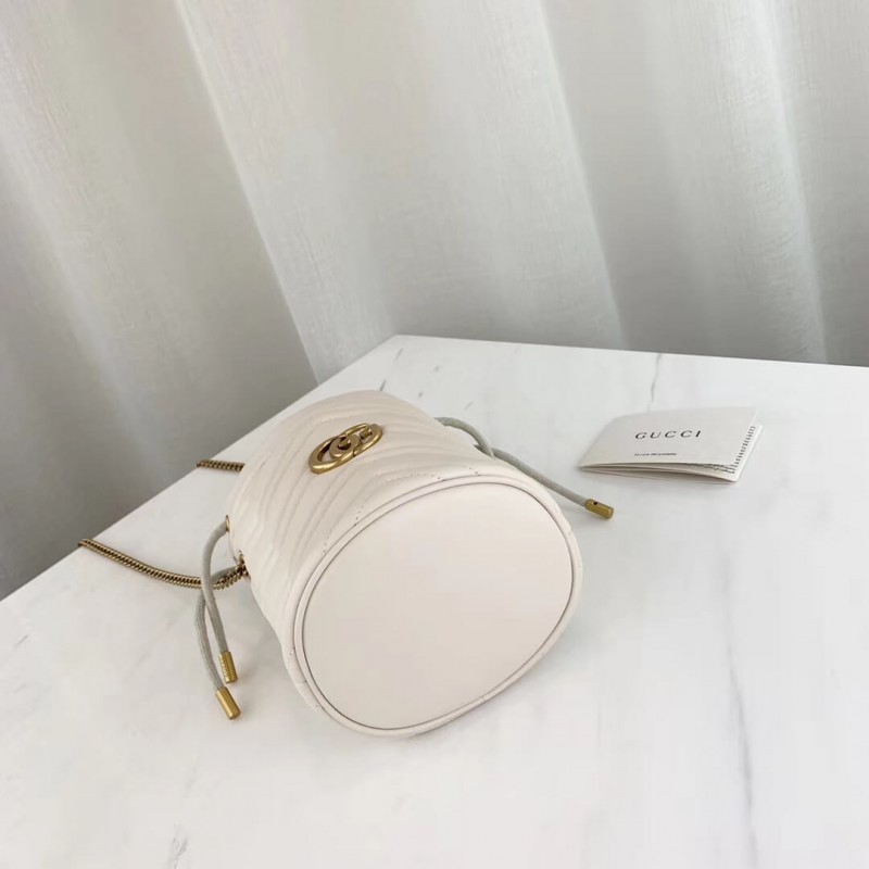 Wholesale Luxury Gucci Gg Marmont Matelasse Mini Bucket Bag 575163 - Image 3