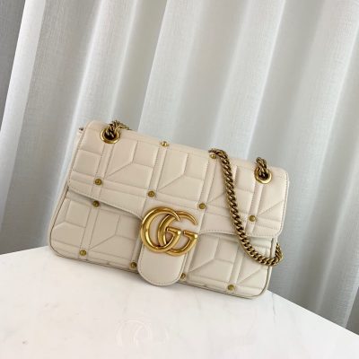 Wholesale Luxury Gucci Gg Marmont Matelasse Shoulder Bag With Studs 443496