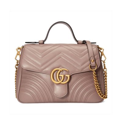 Wholesale Luxury Gucci Gg Marmont Matelasse Top Handle Bag 498110