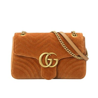 Wholesale Luxury Gucci Gg Marmont Medium Velvet Shoulder Bag 443496