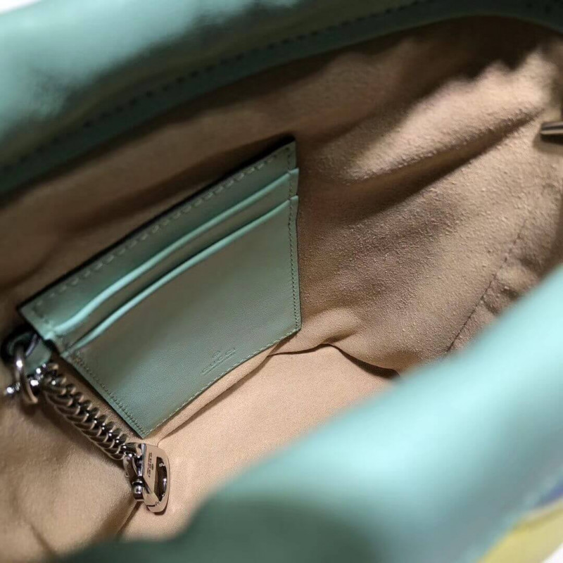 Wholesale Luxury Gucci Gg Marmont Mini Bucket Bag In Pastel And Rainbow 575163 - Image 9