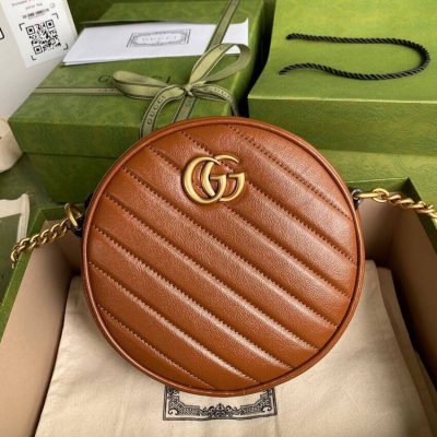 Alternative view of Wholesale Luxury Gucci Gg Marmont Mini Round Shoulder Bag 550154