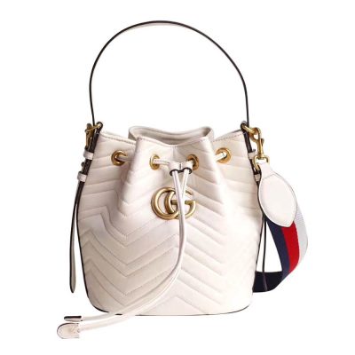 Wholesale Luxury Gucci Gg Marmont Quilted Leather Bucket Bag 476674