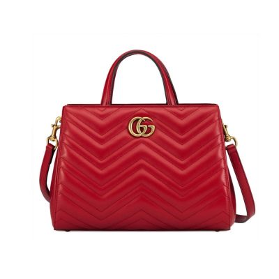 Wholesale Luxury Gucci Gg Marmont Small Matelasse Top Handle Bag 448054