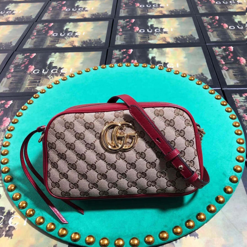 Wholesale Luxury Gucci Gg Marmont Small Shoulder Bag 447632 - Image 3