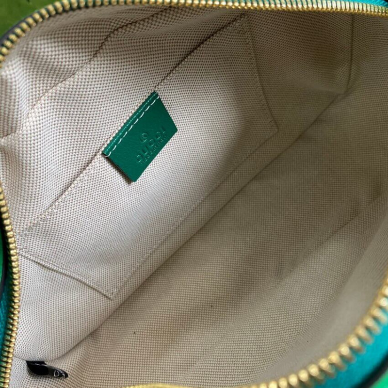 Wholesale Luxury Gucci Gg Marmont Small Shoulder Bag 447632 Green And Emerald Leather - Image 9