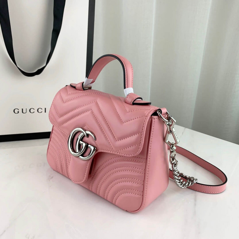 Wholesale Luxury Gucci Gg Marmont Top Handle Bag 22Cm 547260 - Image 4