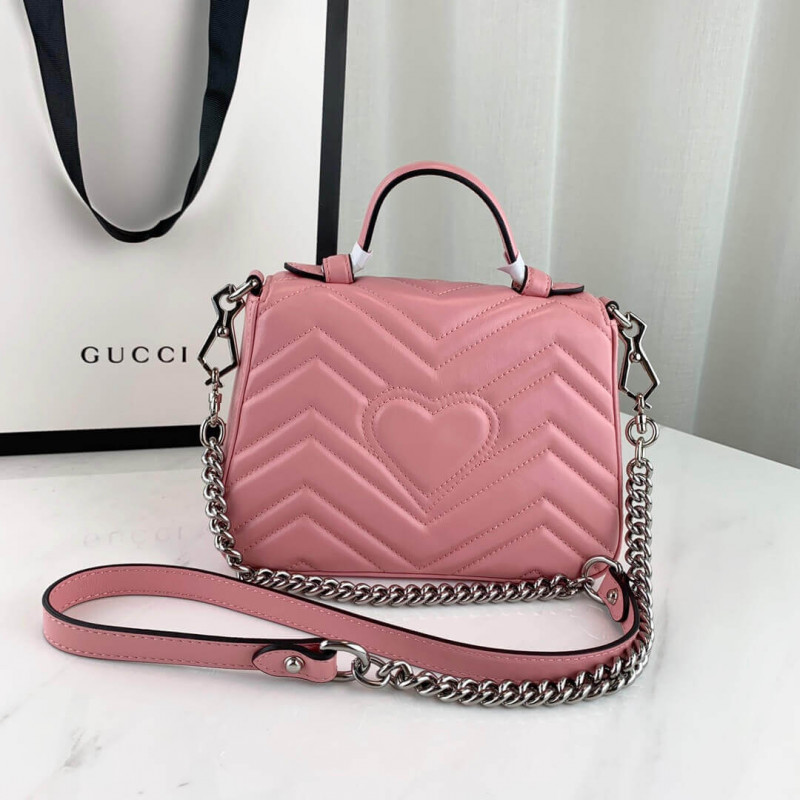 Wholesale Luxury Gucci Gg Marmont Top Handle Bag 22Cm 547260 - Image 5