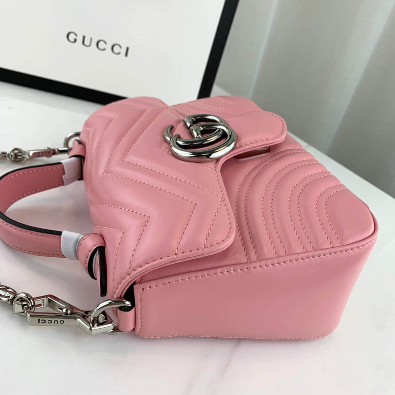 Wholesale Luxury Gucci Gg Marmont Top Handle Bag 22Cm 547260 - Image 8