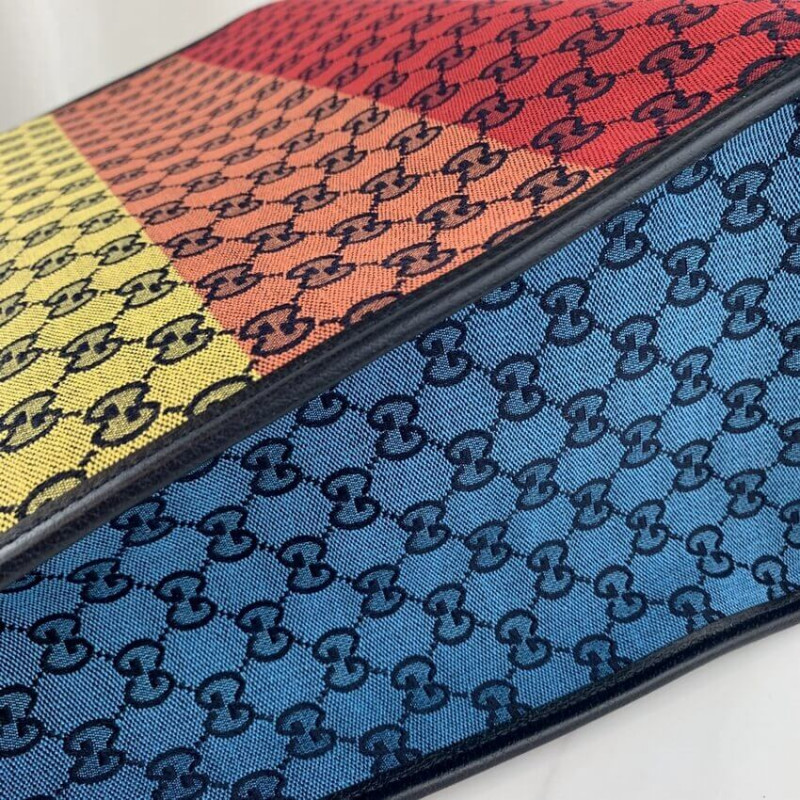 Wholesale Luxury Gucci Gg Multicolour Large Tote Bag 659980 - Image 8