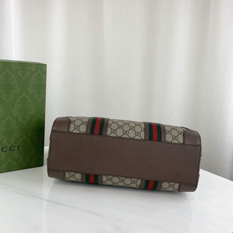 Wholesale Luxury Gucci Gg Small Duffel Bag With Web 645017 - Image 6
