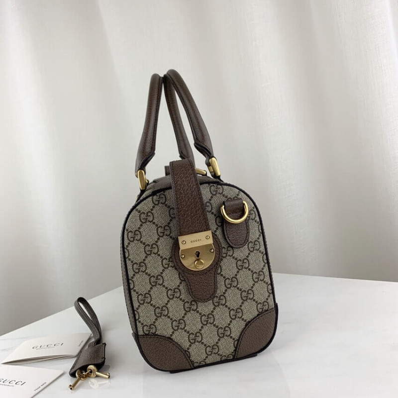 Wholesale Luxury Gucci Gg Small Duffel Bag With Web 645017 - Image 8
