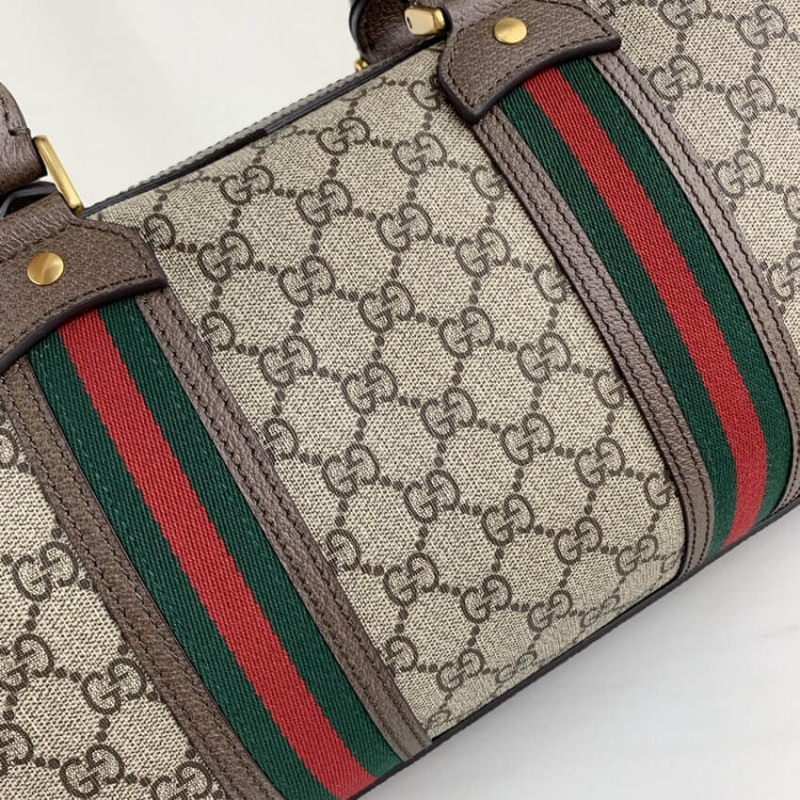 Wholesale Luxury Gucci Gg Small Duffel Bag With Web 645017 - Image 9