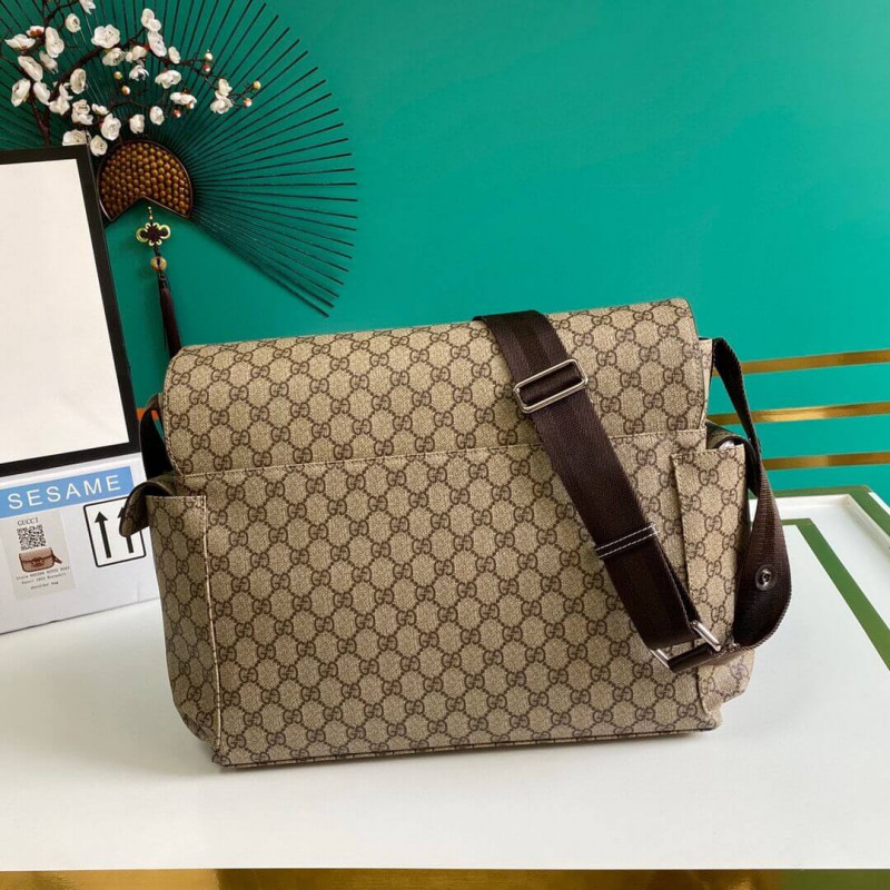 Wholesale Luxury Gucci Gg Supreme Baby Diaper Bag 211131 - Image 4