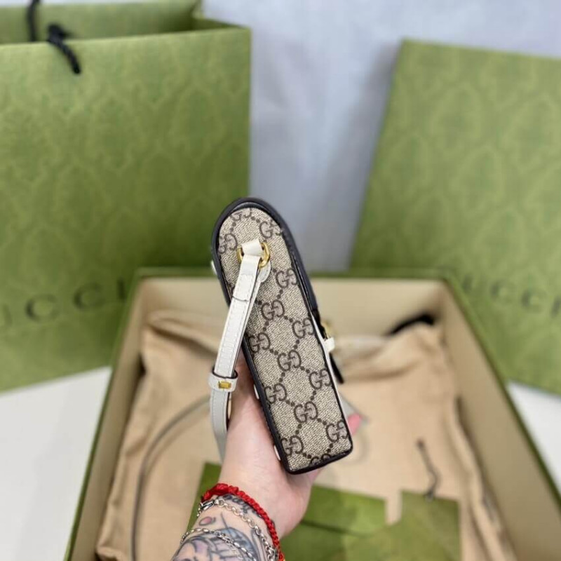 Wholesale Luxury Gucci Gg Supreme Horsebit 1955 Mini Bag 625615 - Image 14