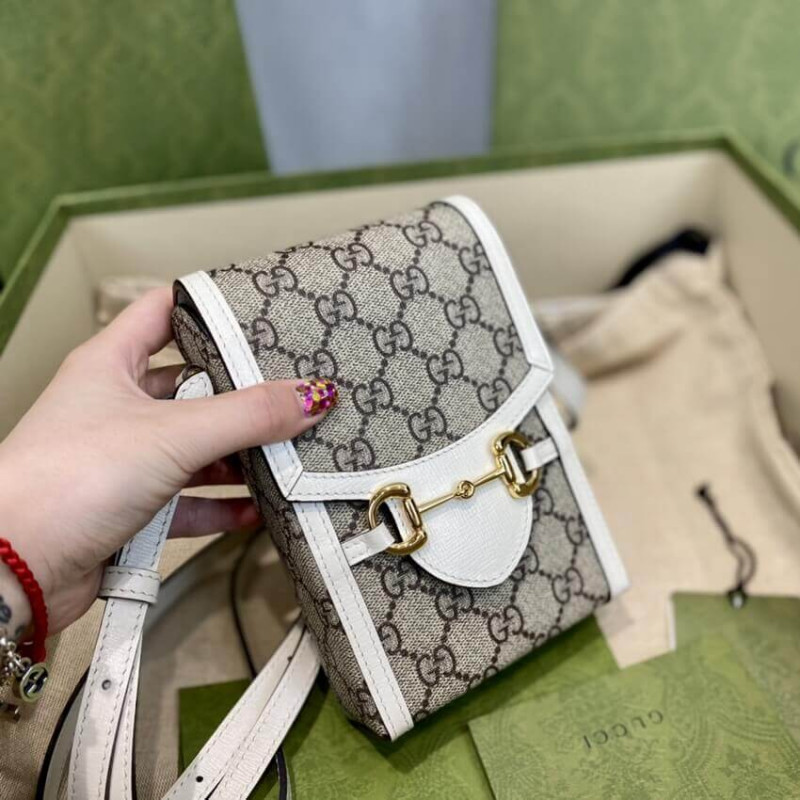 Wholesale Luxury Gucci Gg Supreme Horsebit 1955 Mini Bag 625615 - Image 7