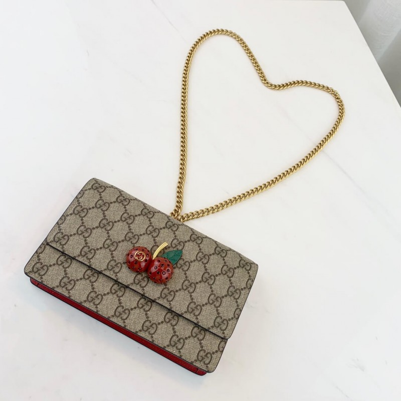 Wholesale Luxury Gucci Gg Supreme Mini Bag With Cherries Mm 481290 - Image 2