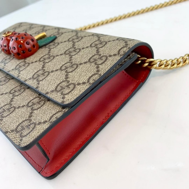 Wholesale Luxury Gucci Gg Supreme Mini Bag With Cherries Mm 481290 - Image 5