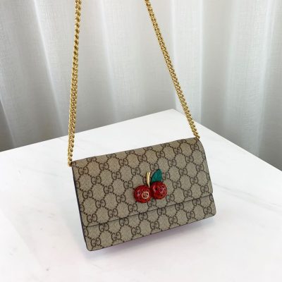 Wholesale Luxury Gucci Gg Supreme Mini Bag With Cherries Mm 481290