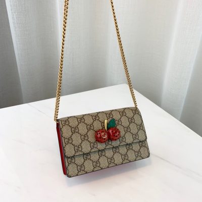 Alternative view of Wholesale Luxury Gucci Gg Supreme Mini Bag With Cherries Pm 481291