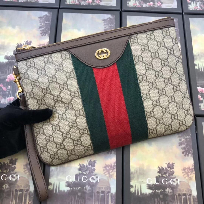 Wholesale Luxury Gucci Gg Supreme Pouch 449479 - Image 2