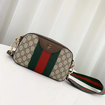Wholesale Luxury Gucci Gg Supreme Shoulder Bag 575073 Coffee