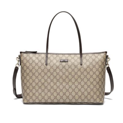 Wholesale Luxury Gucci Gg Supreme Zip Medium Tote Bag 353437