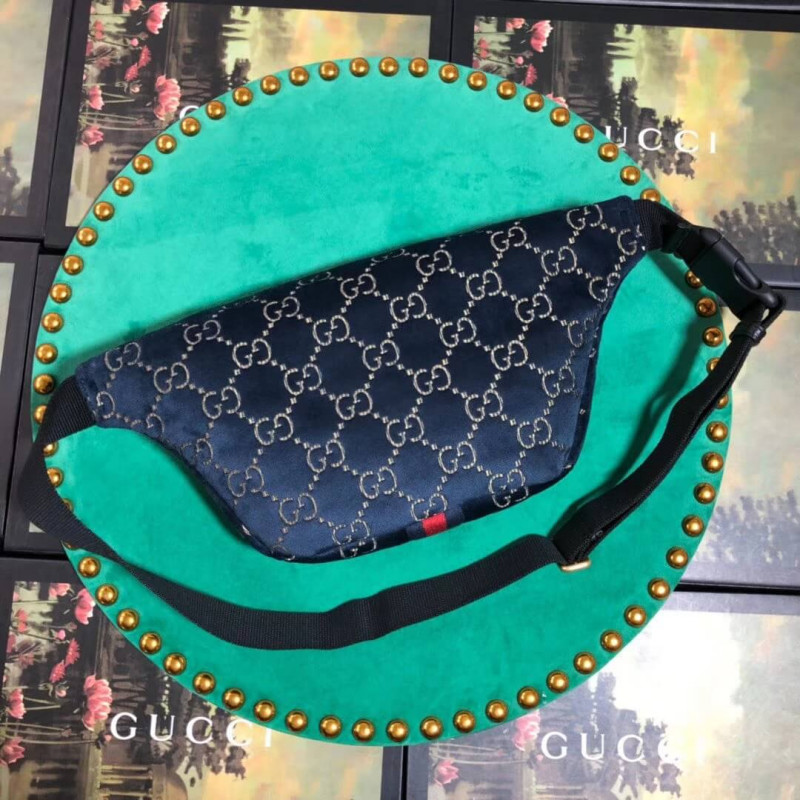 Wholesale Luxury Gucci Gg Velvet Belt Bag 574968 - Image 5