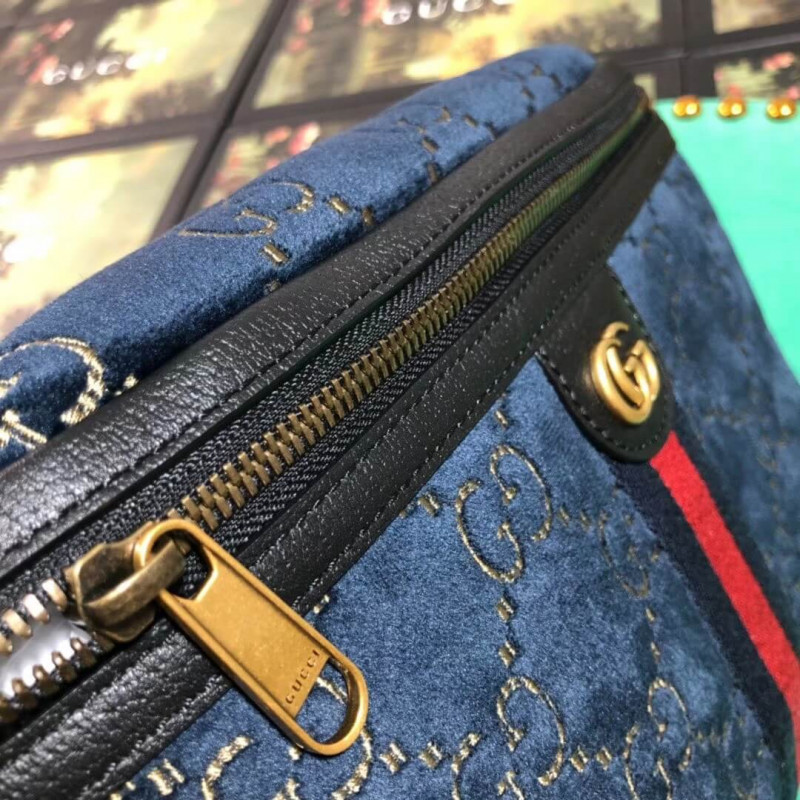 Wholesale Luxury Gucci Gg Velvet Belt Bag 574968 - Image 9
