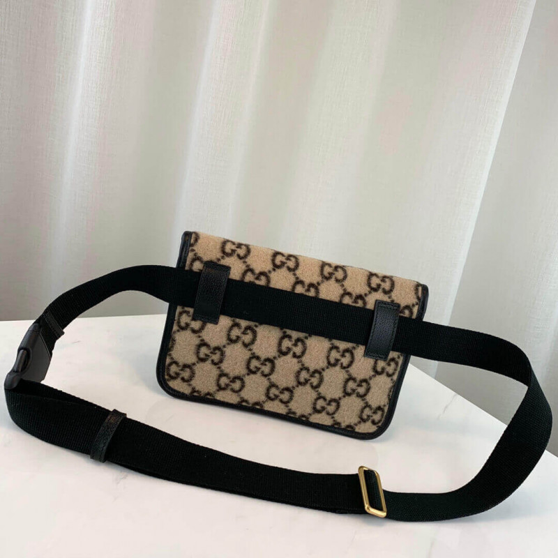 Wholesale Luxury Gucci Gg Wool Belt Bag 598181 - Image 2