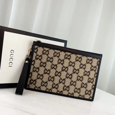Alternative view of Wholesale Luxury Gucci Gg Wool Pouch 597627