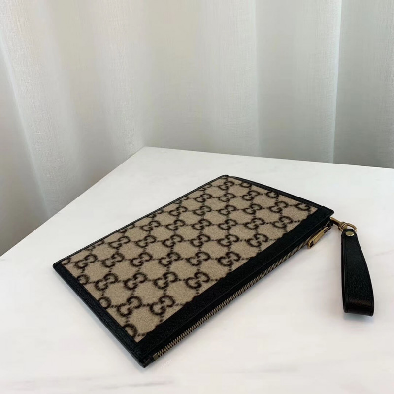 Wholesale Luxury Gucci Gg Wool Pouch 597627 - Image 4