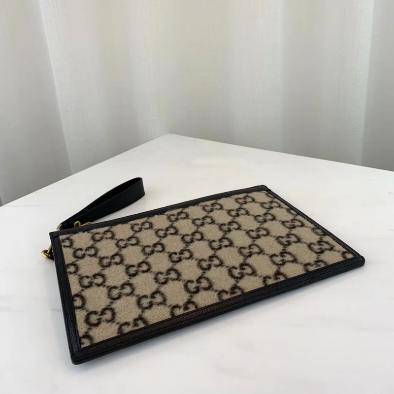 Wholesale Luxury Gucci Gg Wool Pouch 597627 - Image 5