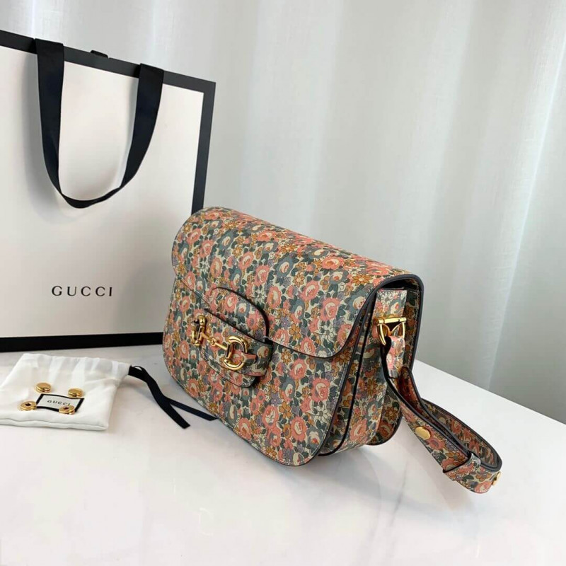 Wholesale Luxury Gucci Horsebit 1955 Liberty London Bag 602204 - Image 3