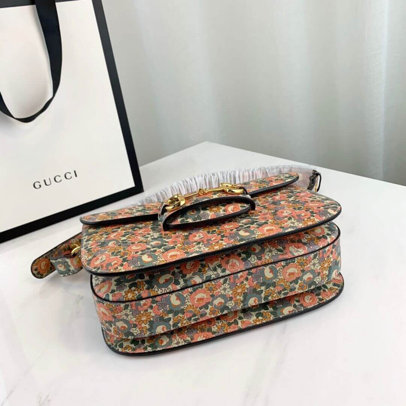 Wholesale Luxury Gucci Horsebit 1955 Liberty London Bag 602204 - Image 5