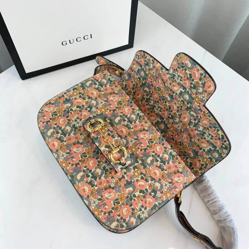 Wholesale Luxury Gucci Horsebit 1955 Liberty London Bag 602204 - Image 6