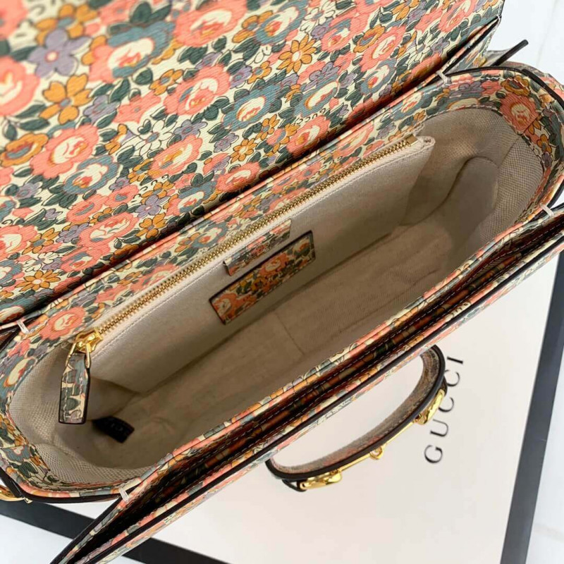 Wholesale Luxury Gucci Horsebit 1955 Liberty London Bag 602204 - Image 9
