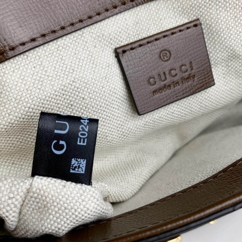 Wholesale Luxury Gucci Horsebit 1955 Mini Bag In Gg Supreme 658574 - Image 14