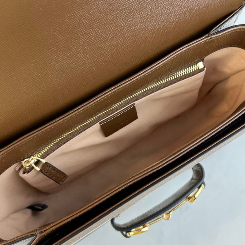 Wholesale Luxury Gucci Horsebit 1955 Shoulder Bag With Geometric Print 602204 - Image 10